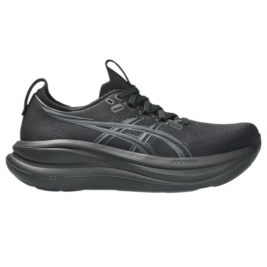 حذاء جري ASICS GEL-NIMBUS 26 أسود أصلي 100%