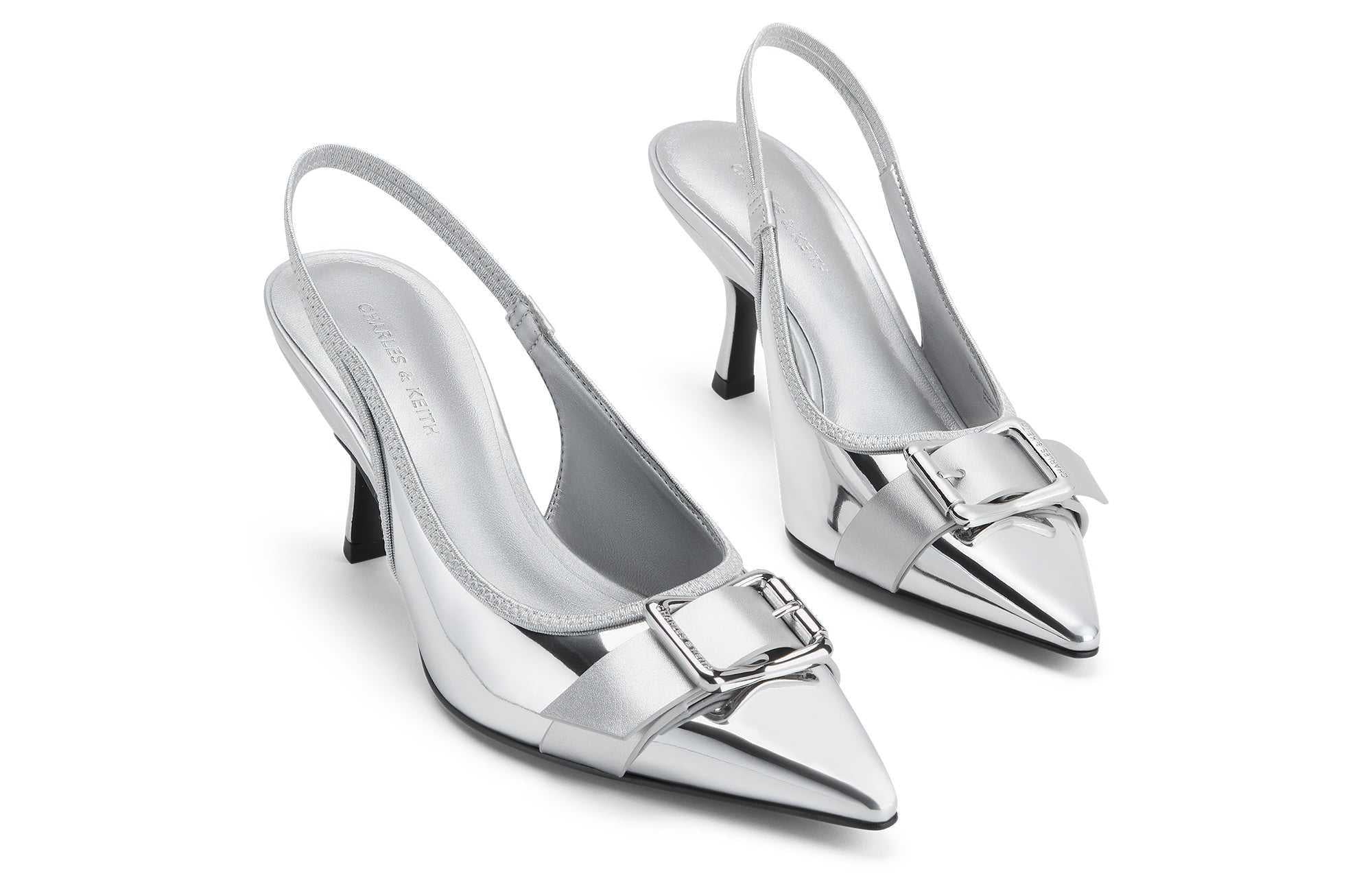 Charles & Keith High Heel | 🎀 حذاء كلاسيكي عصري بمقاسات قياسية.