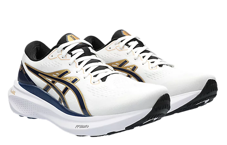 ASICS Gel-Kayano 30 Running Shoes Men's White Blue.