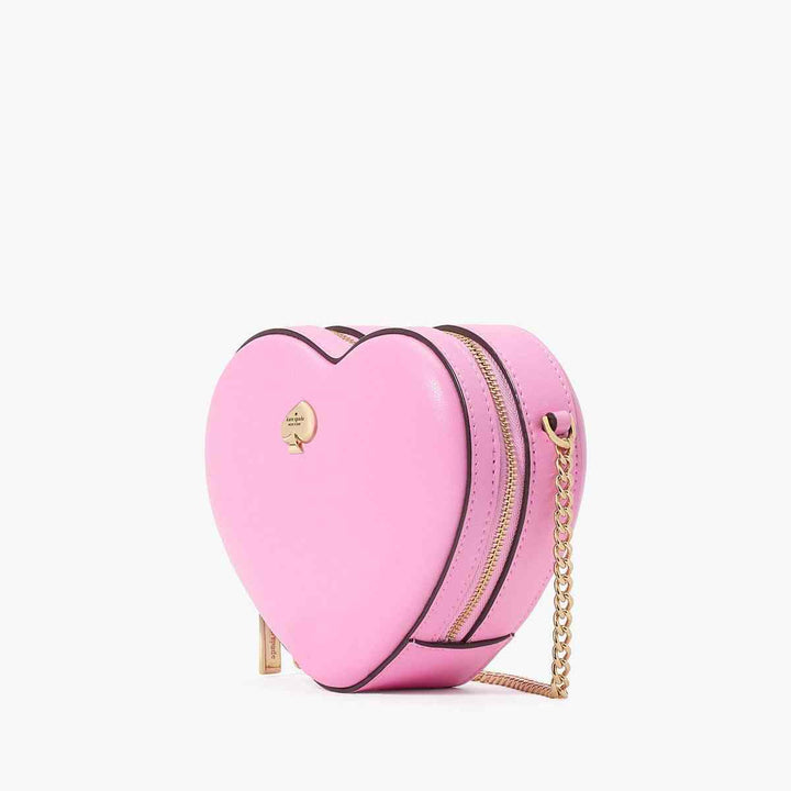 Kate Spade حقيبة يد على شكل قلب باللون الوردي من كيت سبيد