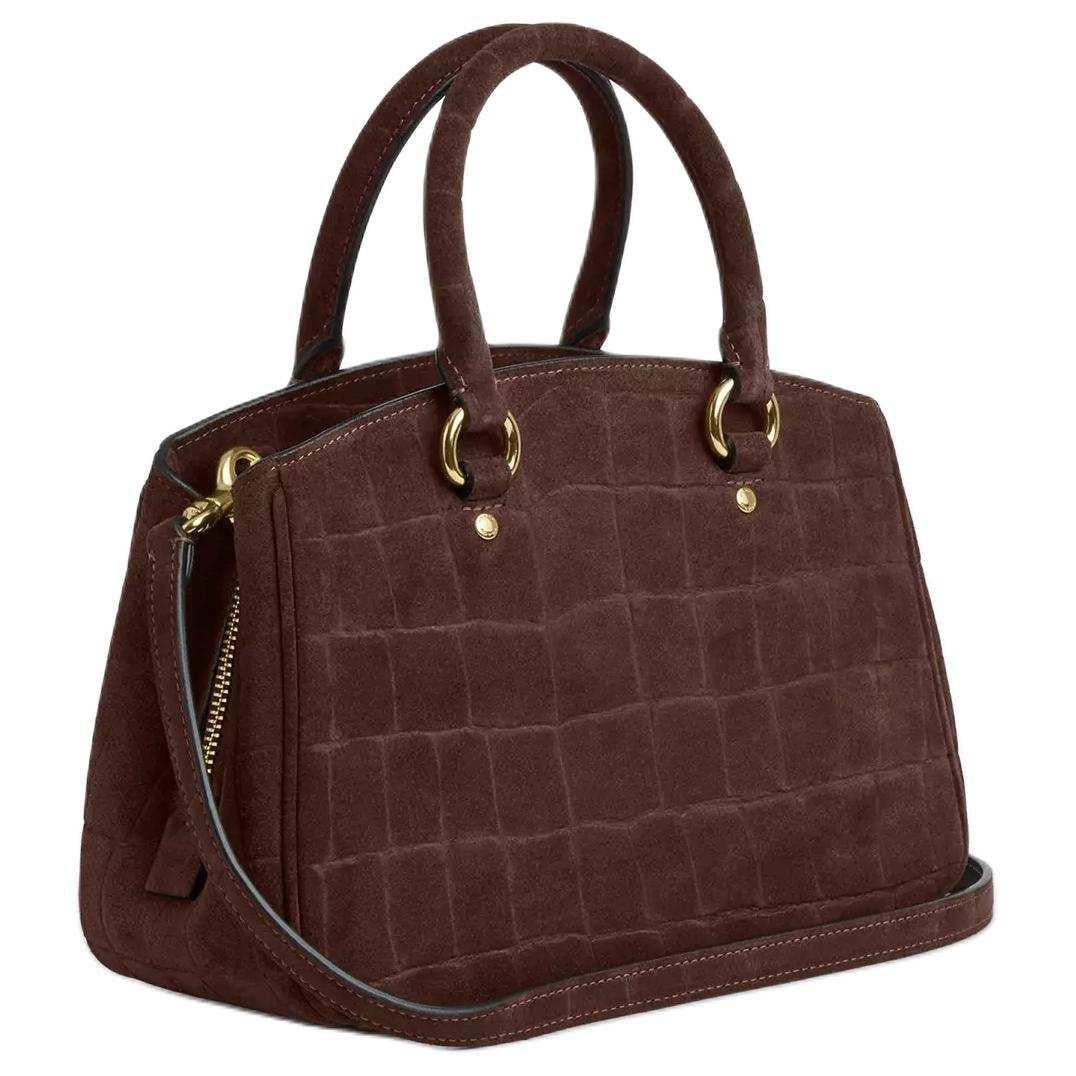 COACH Savannah 28  leather  Crossbody Tote Large  Maple.
