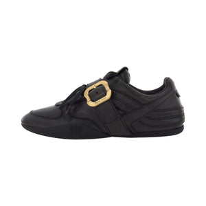 MIU MIU German Training Leather Black.