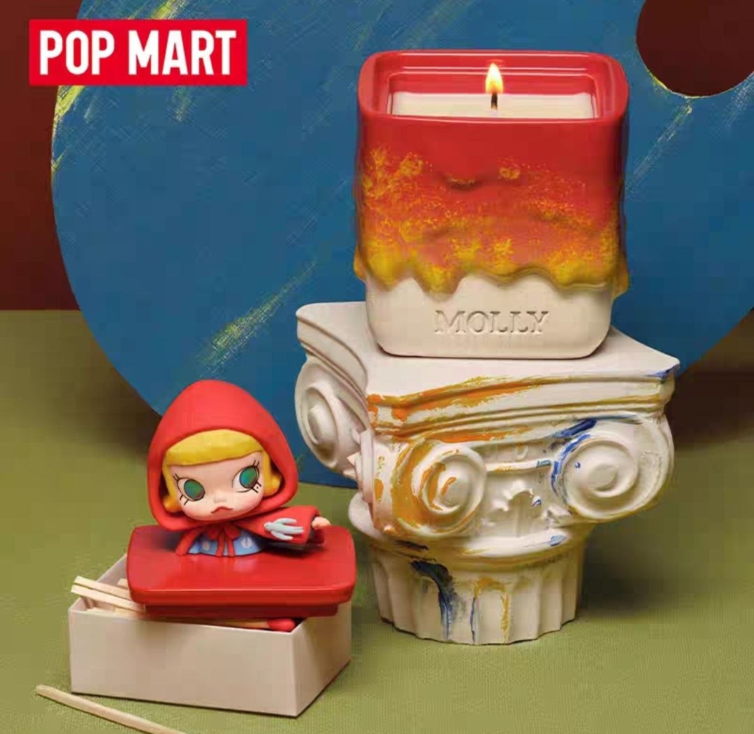 Tmall POPMART Molly Scenic Scenery Series Fragrance  Blind box candles, home decor gifts