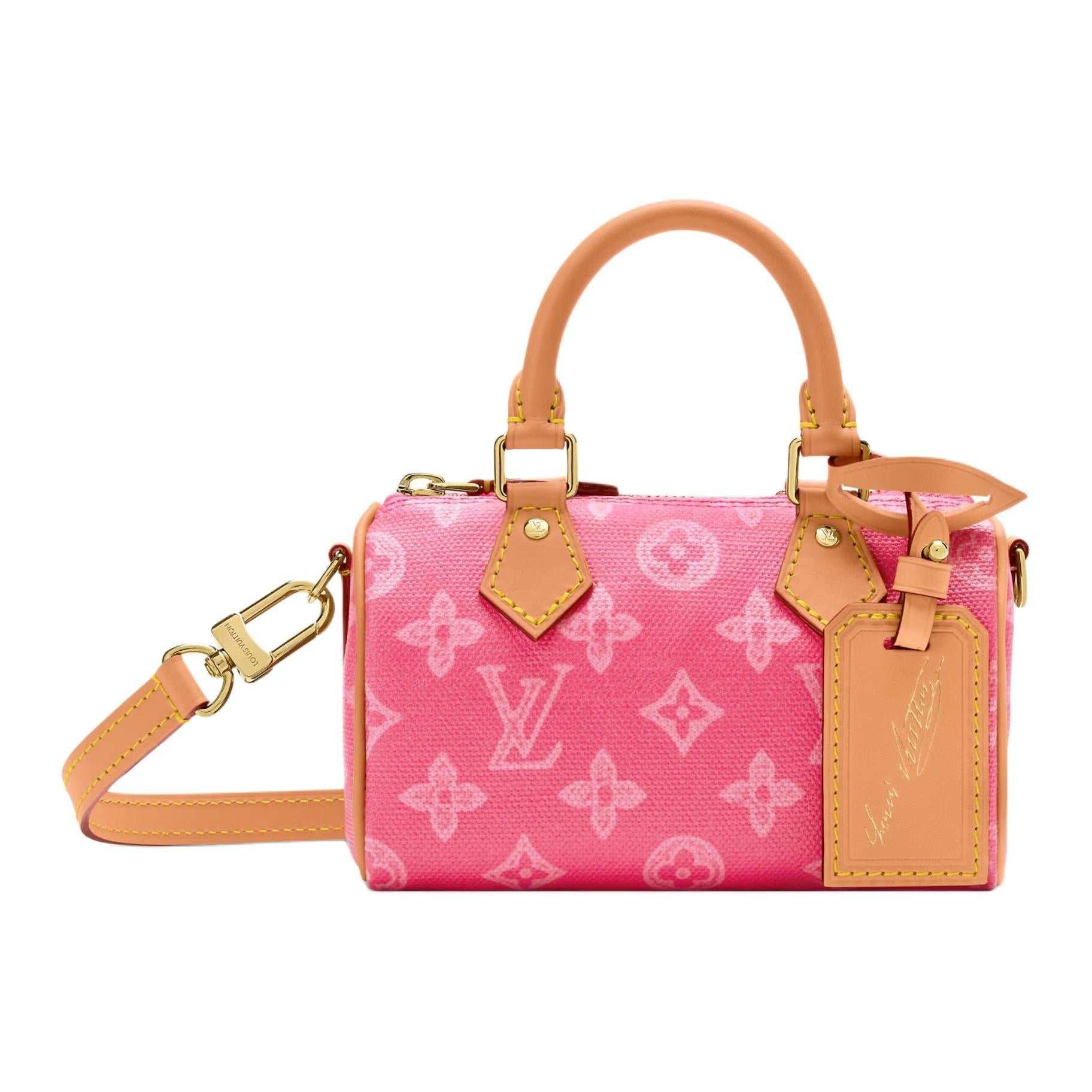 LOUIS VUITTON Nano Speedy Bag Pink.