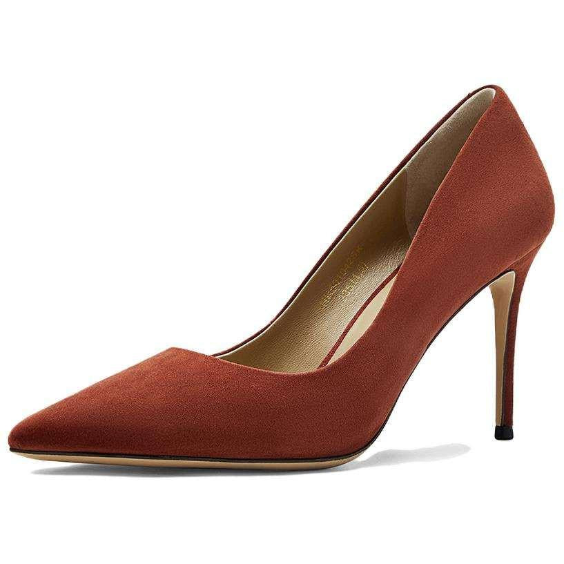 NINE WEST Pointed toe thin high heels 9.5cm.