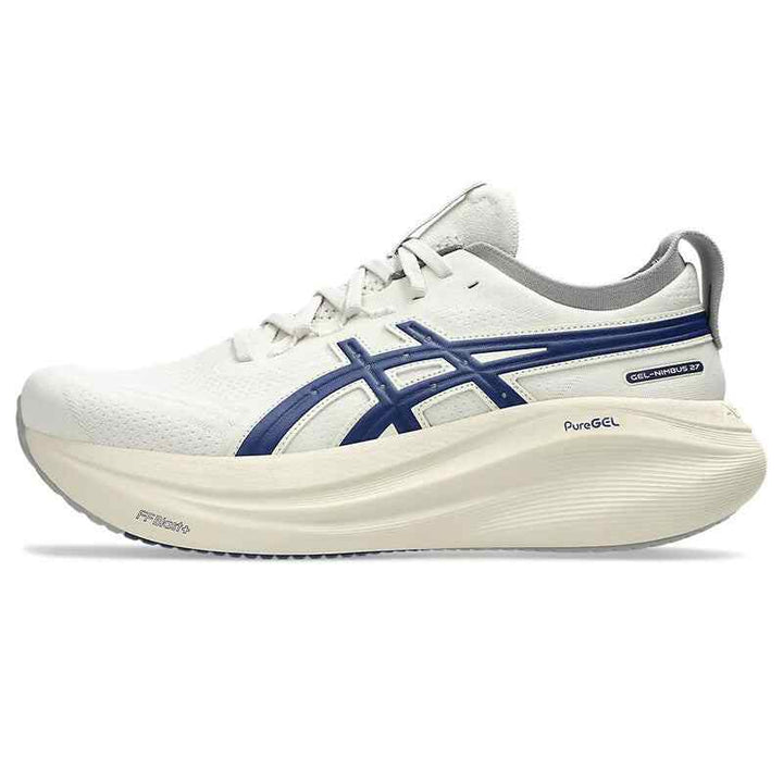 ASICS GEL-NIMBUS 27 running shoe showcasing innovative design and superior comfort.