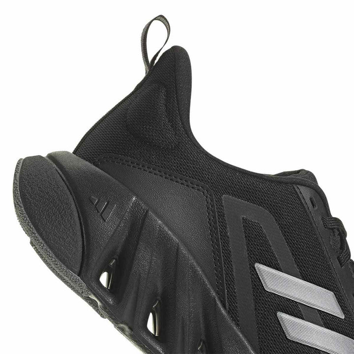 Black adidas NEO athletic shoe with sleek design and superior performance.