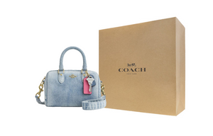 Coach Mini Rowan Denim Edition | حقيبة كوتش ميني إصدار الدنيم المميز 🌟💎.