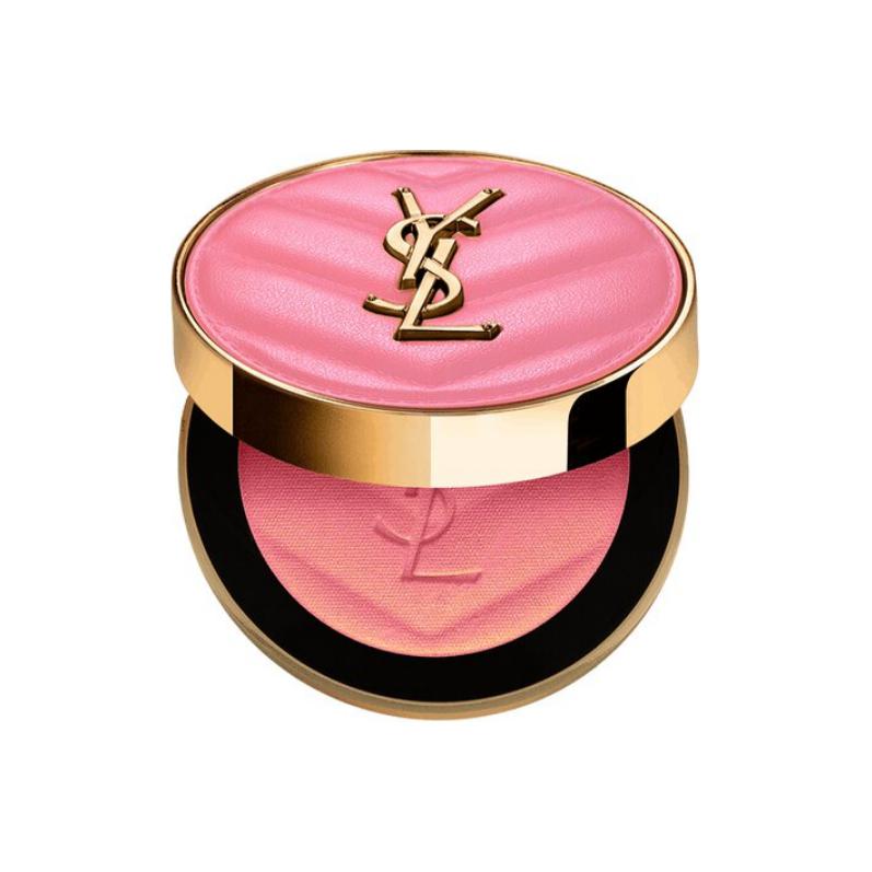 بلاشر بودرة لامع بشعار YSL، صورة للعلبة الدائرية