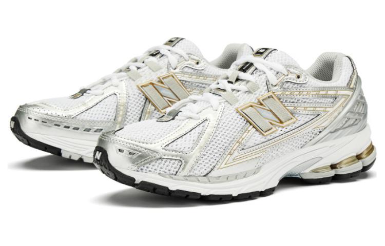 New Balance NB 1906R Trendy Retro Sports Fabric, Synthetic Leather, Shock-absorbing, Wear-Resistant, Breathable, Low-Top, Casual Running Shoes, Unisex, Platinum