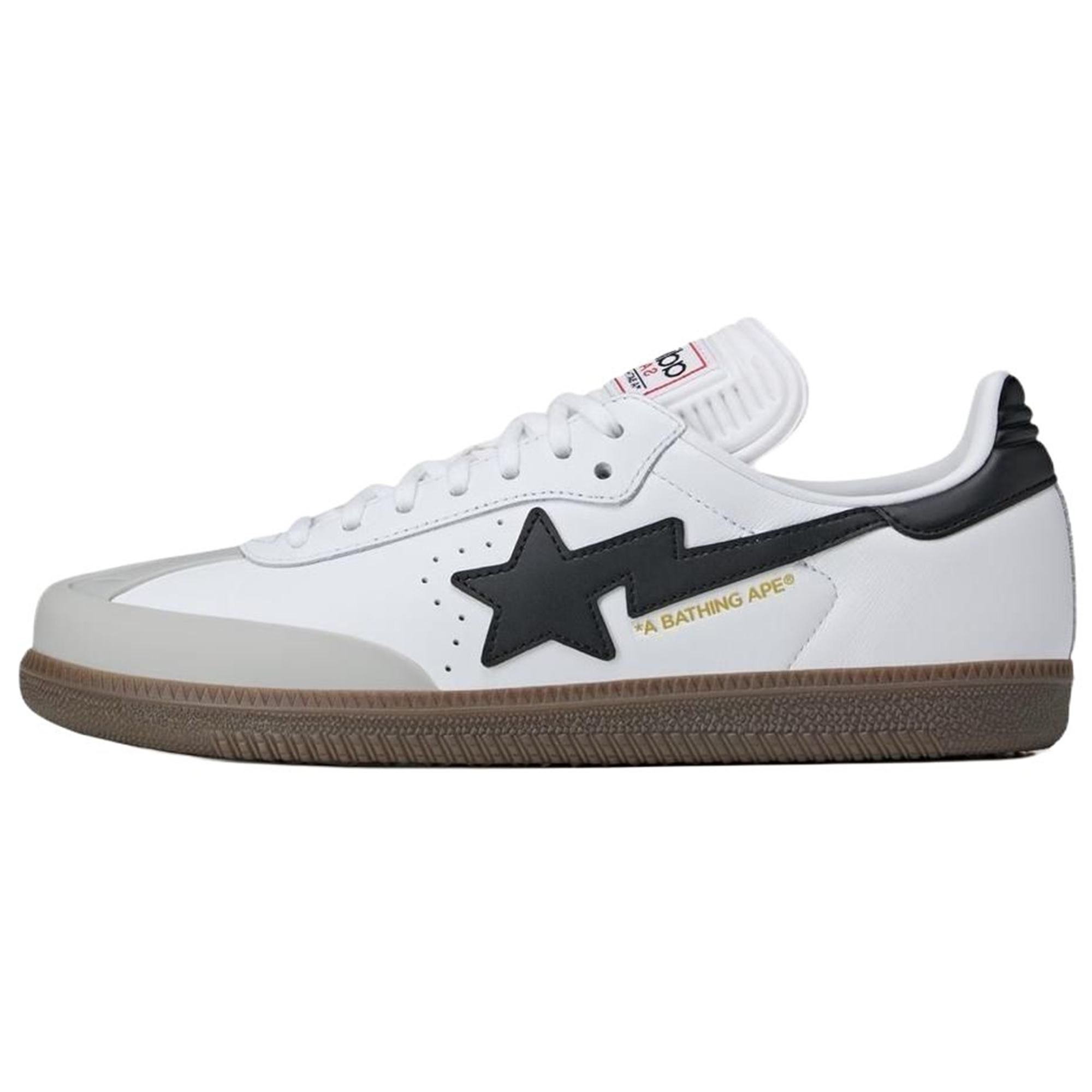 adidas SAMBA BAPE white and black.