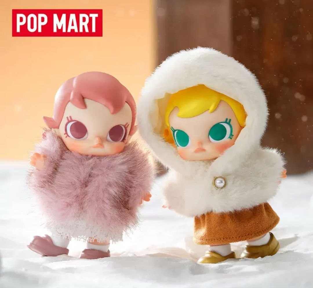 أصلي 100% تعليقة دمية Baby Molly Winter من POP MART