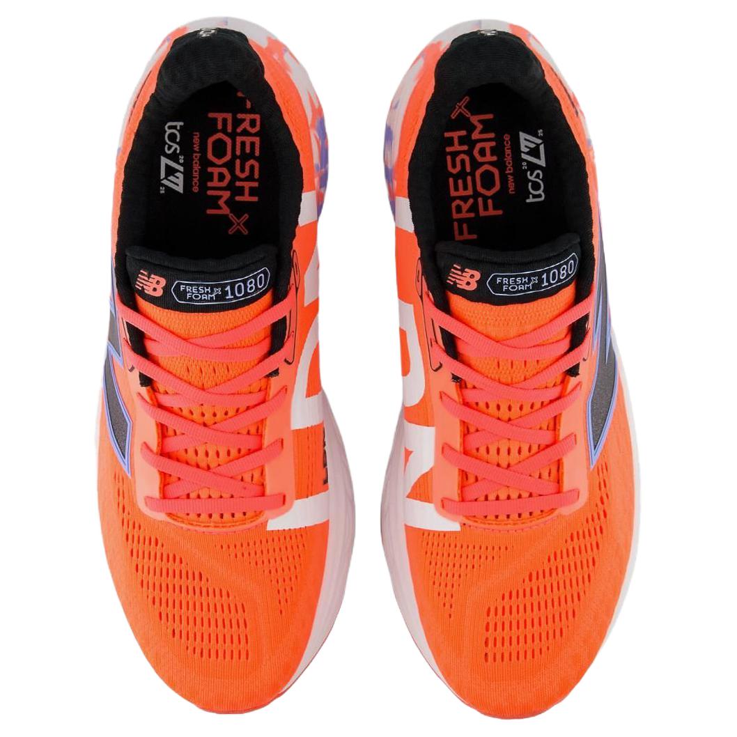 حذاء جري New Balance 1080 بتقنية Fresh Foam باللون البرتقالي
