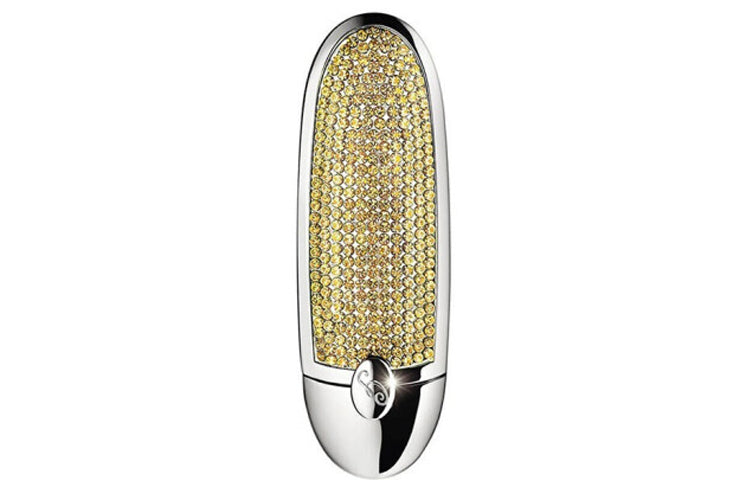 غلاف أحمر شفاه Guerlain Rouge G مرصع بالكريستال الفاخر