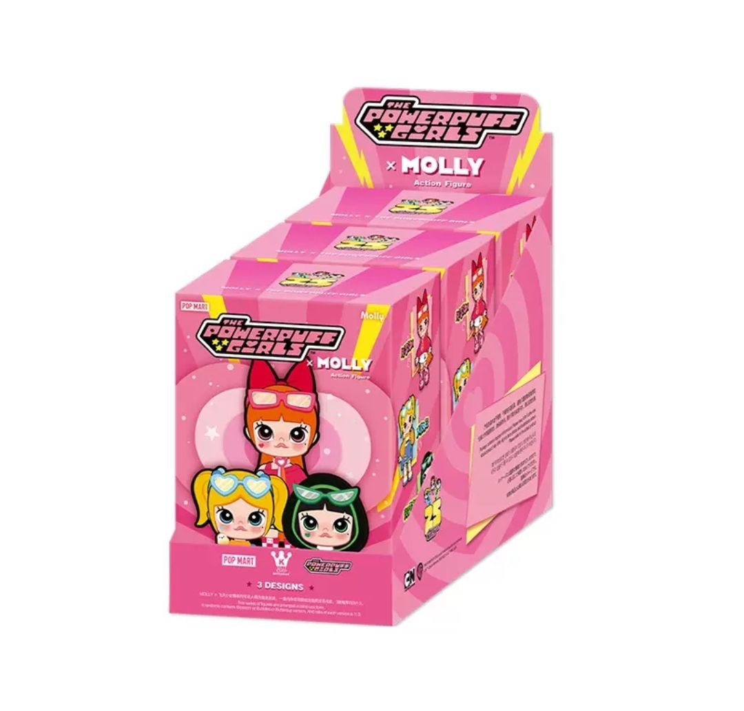 مجسمات POP MART x Molly الأنيقة لشخصيات The Powerpuff Girls