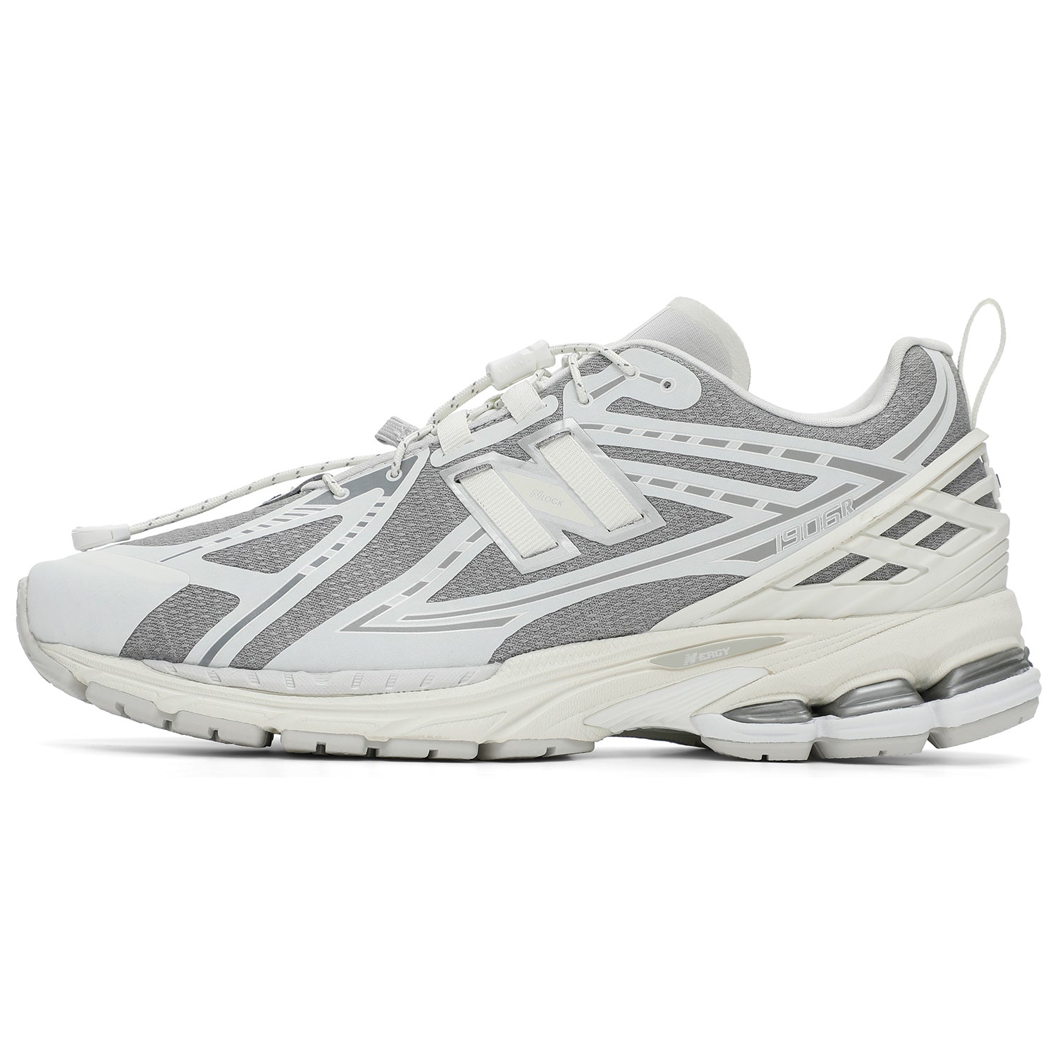 حذاء New Balance 1906R رمادي وأبيض حذاء رياضي مريح
