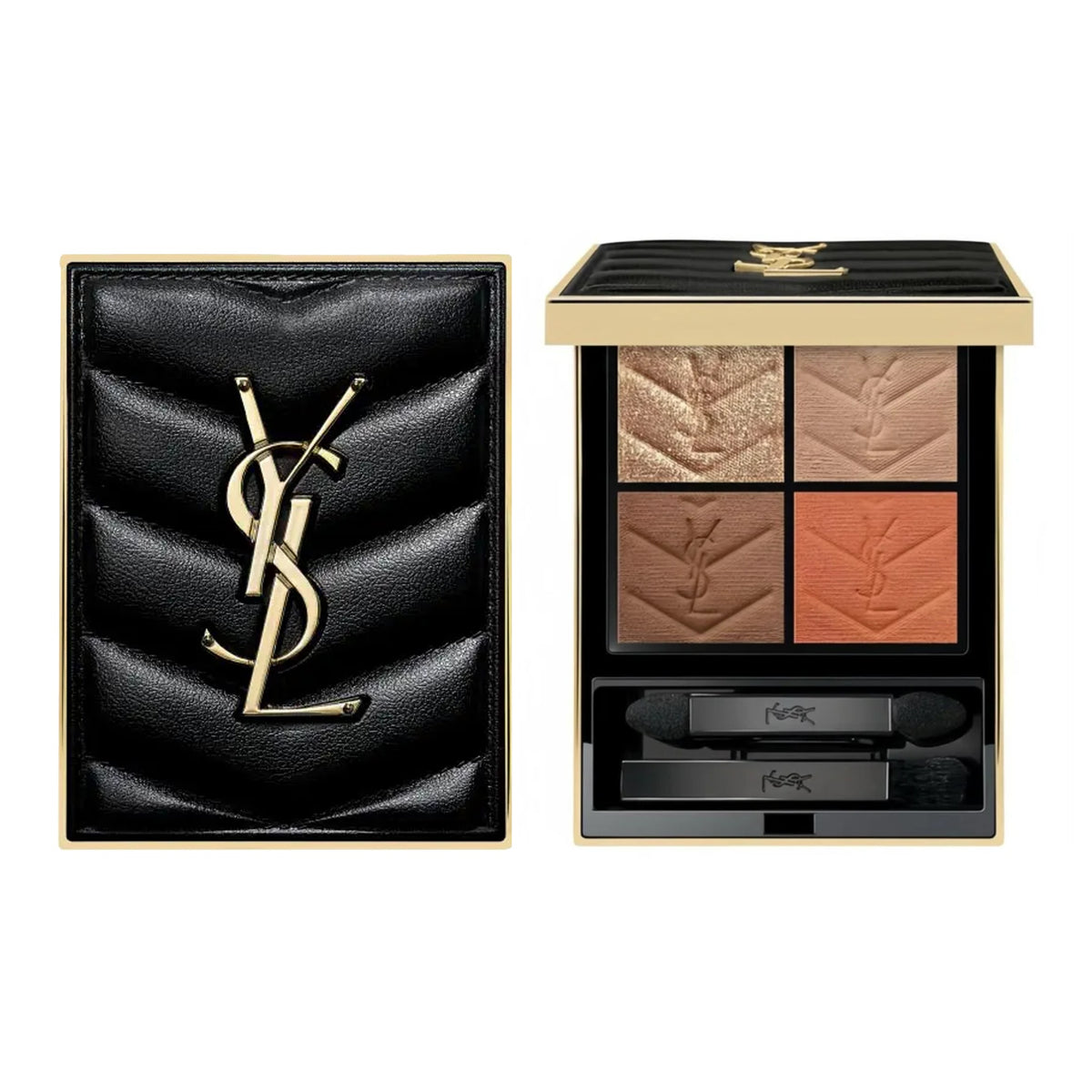 باليت ظلال عيون رباعية بشعار YSL، الصورة التاسعة عشرة من صور المنتج