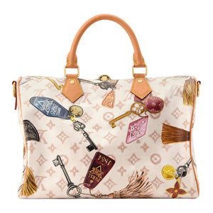 حقيبة Louis Vuitton Speedy بنقشة Keys & Tassels الحصرية.