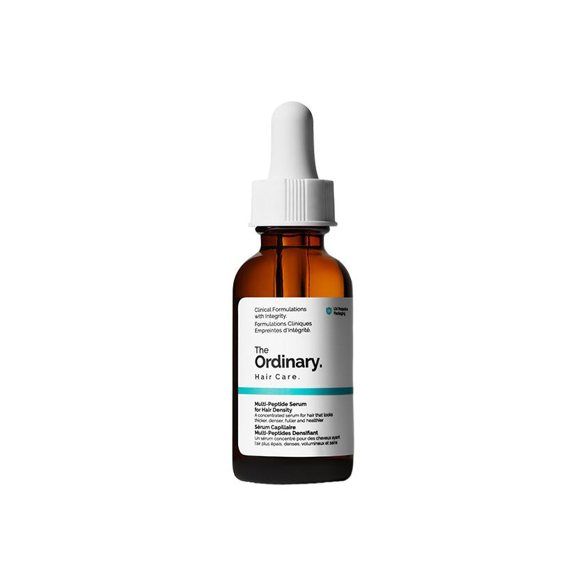 سيروم لتقوية الشعر بشعار The Ordinary، عبوة كهرمانية من الأمام والقطارة مغلقة