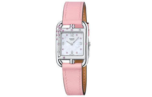 Hermes Cape Cod watch | ساعة هيرميس كيب كود بجلد الكرز الوردي 🍒✨.