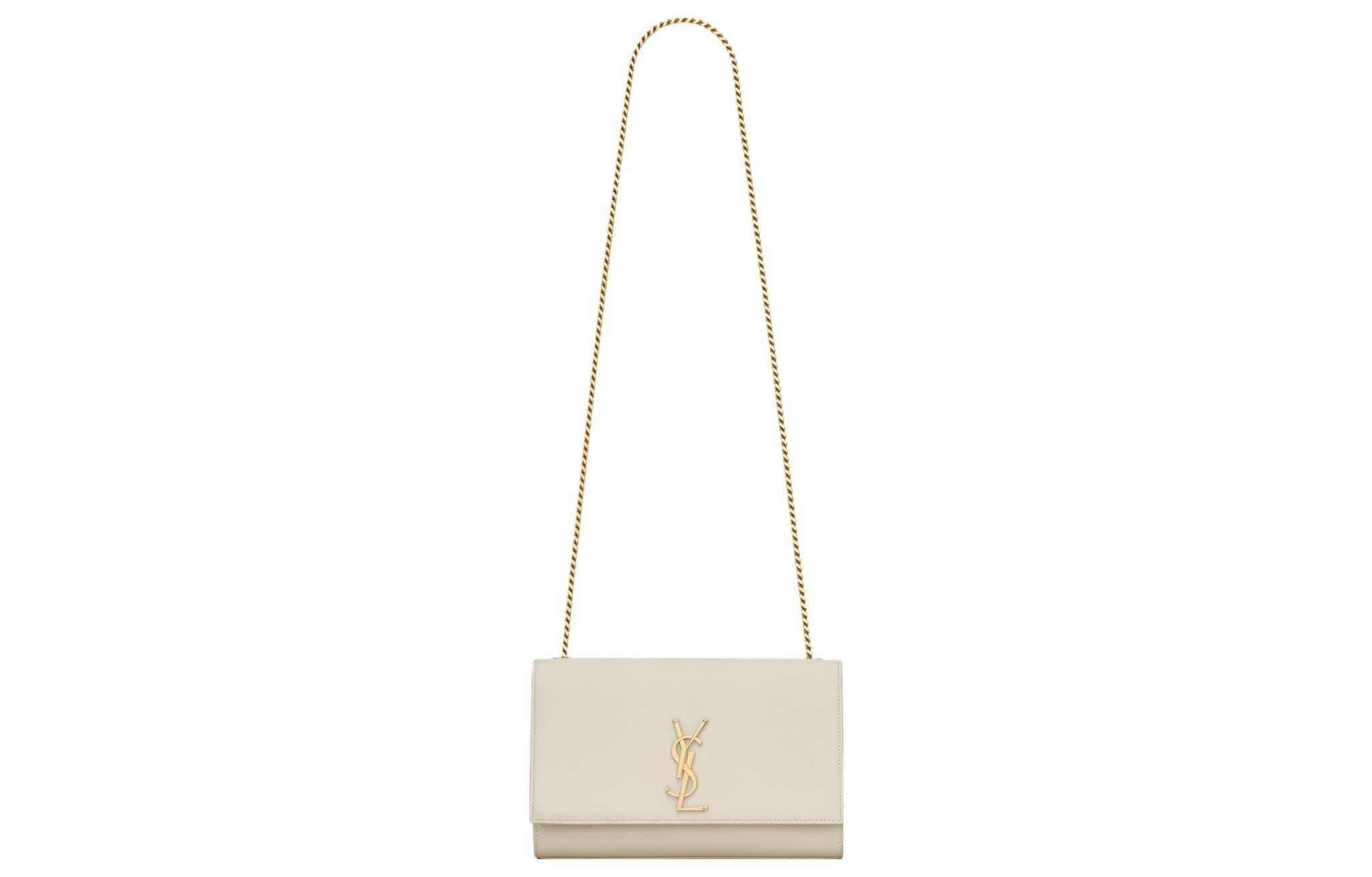 SAINT LAURENT YSL Kate  Medium White.