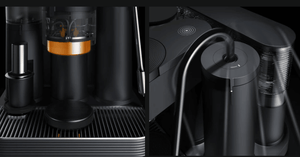 ماكينة Meraki Espresso ذكية مع مطحنة Timemore مدمجة.