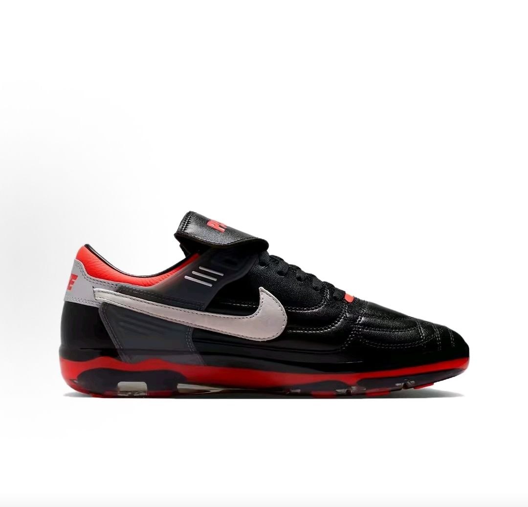 حذاء رياضي Nike x Palace أسود وأحمر أنيق