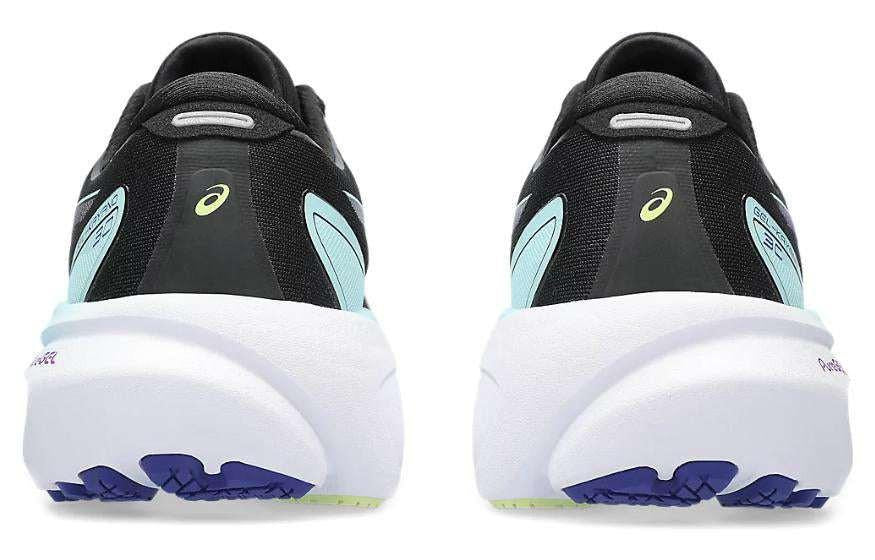 Asics Gel-Kayano 30 Women's Black, Yellow and Blue.