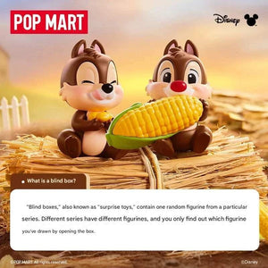 مجسمات Disney Chip 'n' Dale من POP MART بنظام Blind Box.