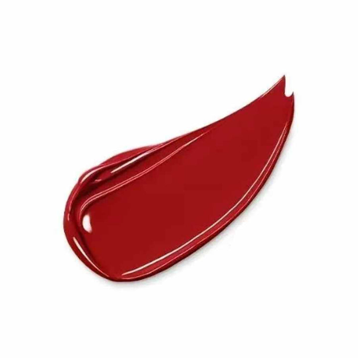 Deep red satin lipstick swatch from Guerlain Lucky Gold Limited Edition with smooth, moisturizing formula and luxurious finish