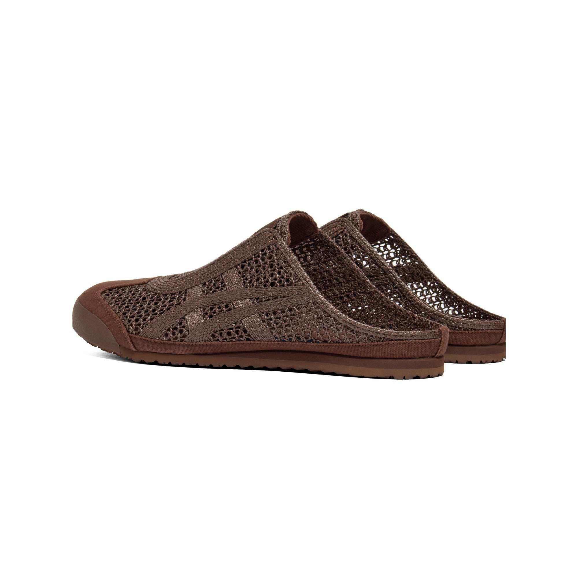 Onitsuka Tiger MEXICO 66 SABOT Slippers Dark Brown.