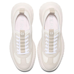 COLE HAAN ZEROGRAND Series Round Toe Versatile Thick Sole Low-Top Casual Shoes for Women, White