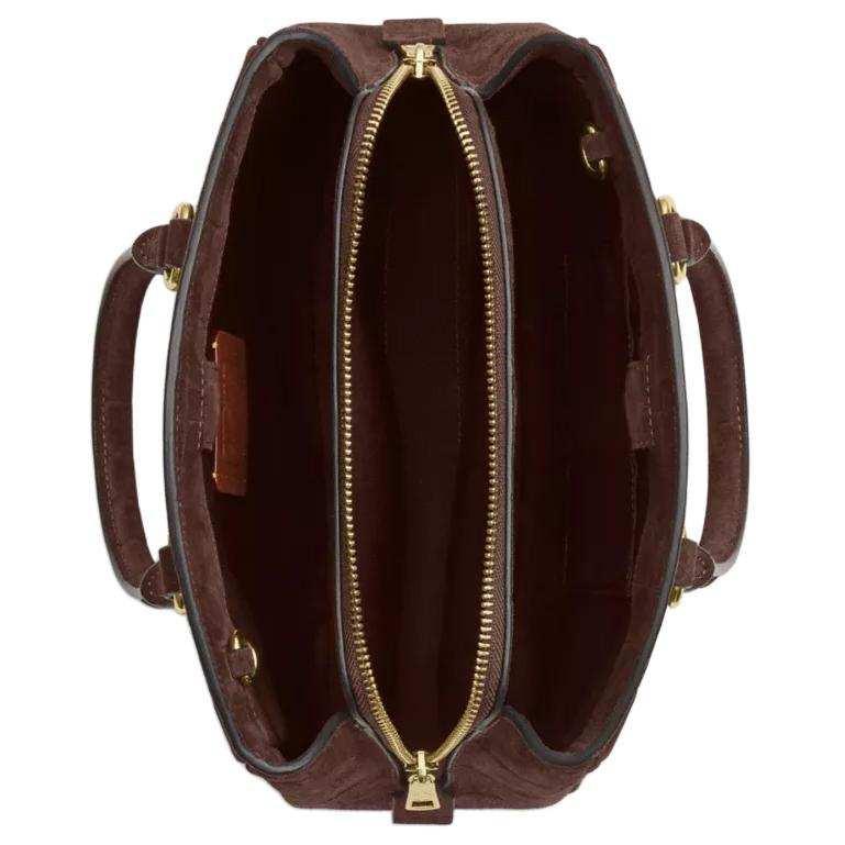 COACH Savannah 28  leather  Crossbody Tote Large  Maple.