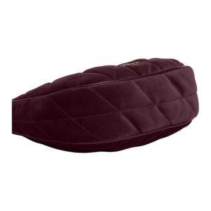 حقيبة Coach مبطنة باللون العنابي - Velvet Shoulder Bag.