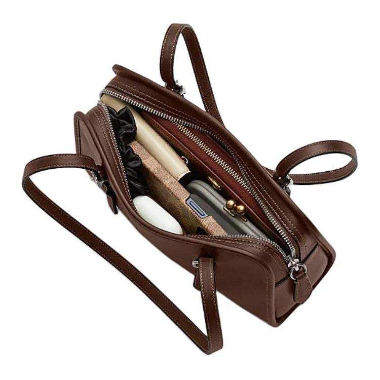 COACH swing zip 25 maple.