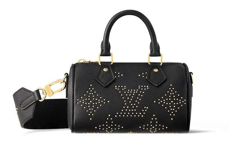 LOUIS VUITTON Nano Speedy  Black.