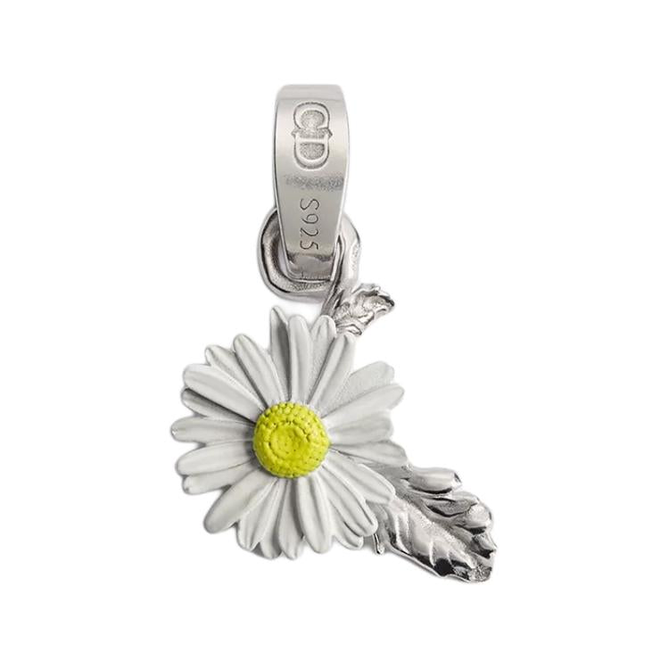 DIOR Dior Daisy Pendant Design Pendant, Unisex Couple Style, Silver