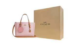 COACH Mollie 25 حقيبة روزية فاخرة لعيد الحب - إصدار محدود.