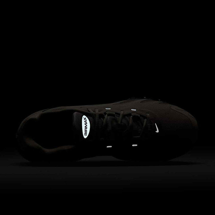 Nike AIR MAX DN8 Low-Top Shock-Absorbing Men's Sneakers in black with visible AIR MAX branding.