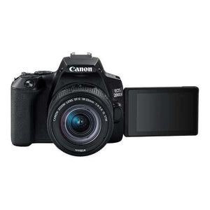 Canon EOS 200D  مجموعة كانون اي او اس ام كيه II [18-55 اس تي ام]، كاميرا دي اس ال ار، واي فاي و تقنية ان اف سي.