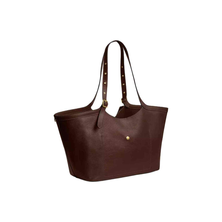 Coach Gramercy Tote 35 – شوكولاتة داكنة حقيبة يد جراميرسي جلد