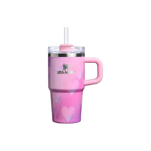 Stanley Tumbler وردي بنقوش قلوب - إصدار محدود Pink Blossom أصلي 🌸.