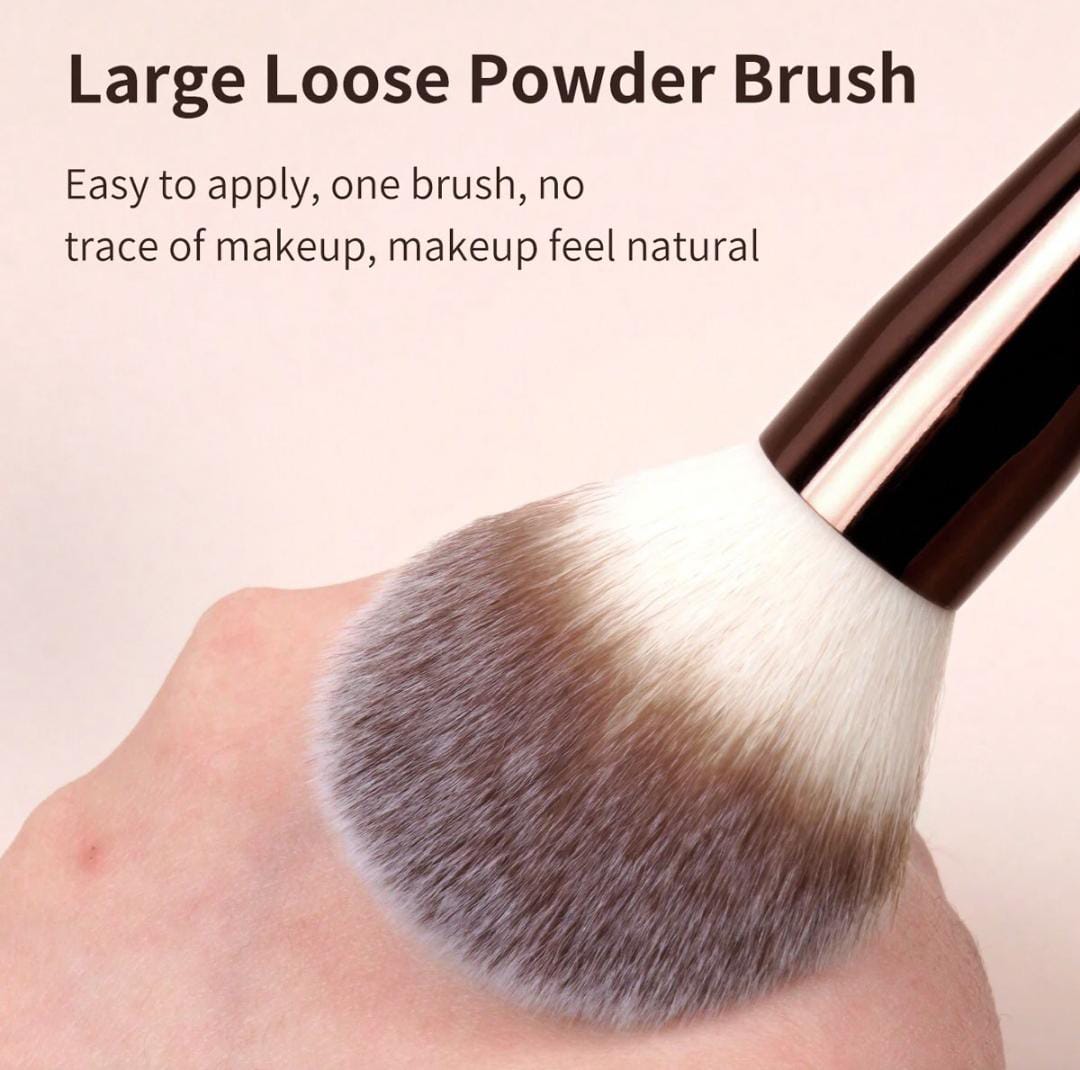 Yishi 3 coffee brown series multi-use double-headed makeup brush
