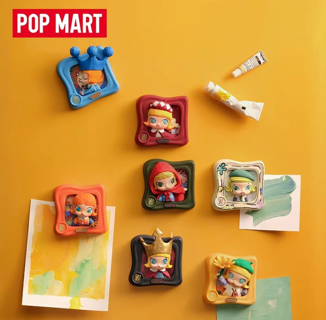 أصلي 100% مغناطيس ثلاجة POP MART Molly صندوق عشوائي