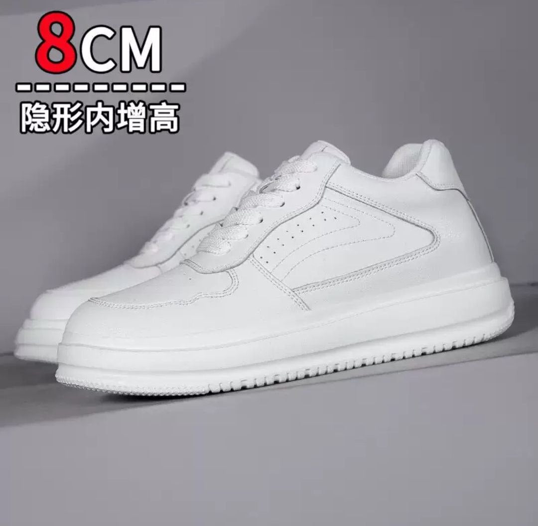 حذاء رياضي كاجوال بزيادة طول مخفية 8cm