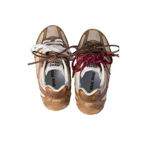 سنيكيرز New Balance X Miu Miu 530 SL deco من جلد العجل.