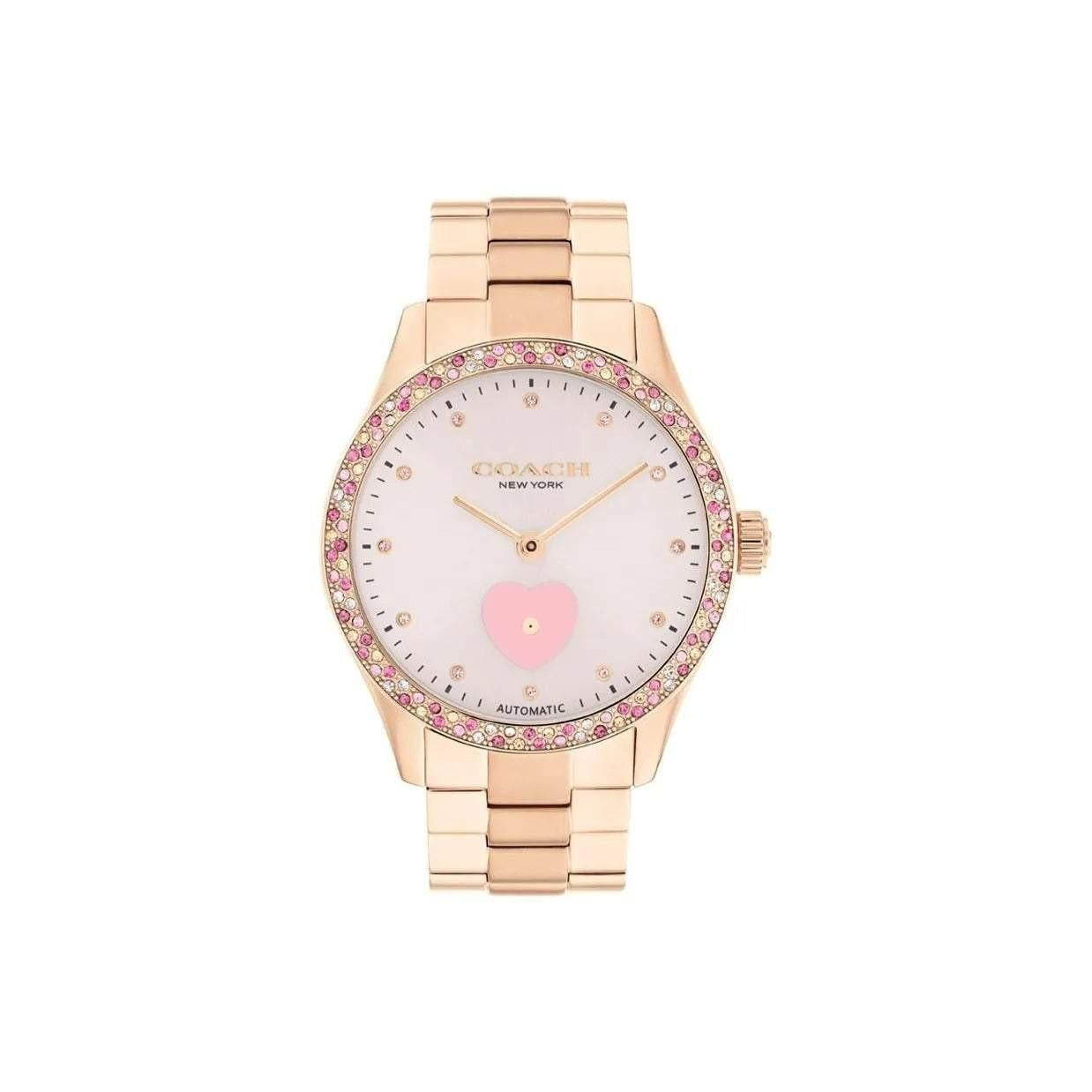 COACH women's pink watch.