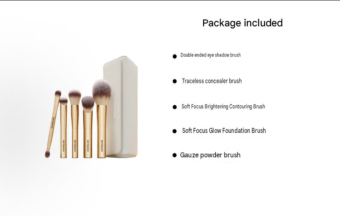 Hourglass Face & Eye Travel Brush Set