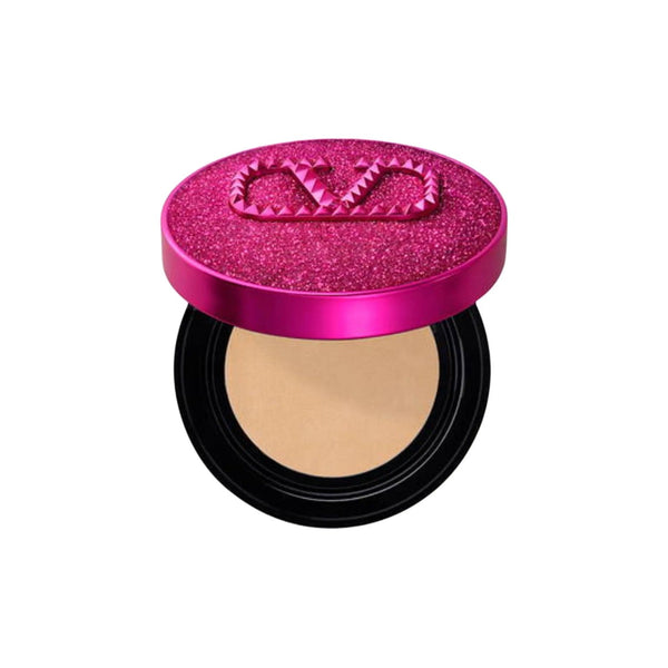 فالنتينو Valentino Beauty Fantasy Pink foundation cream with shimmering pink compact and natural coverage