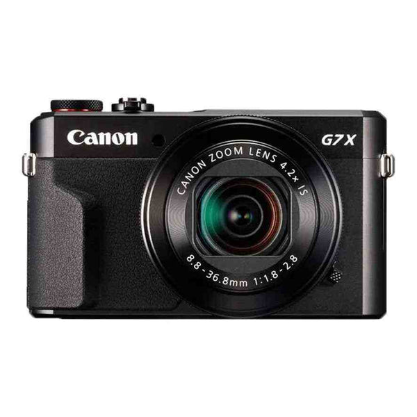 Canon PowerShot G7 X Mark II digital camera with 20.1MP CMOS sensor and 4.2X optical zoom lens.